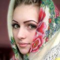 Оригинал схемы вышивки «русская девушка» (№716300)