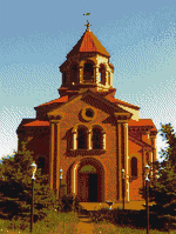 Армянская церковь - здание, церковь, религия, армянская - предпросмотр