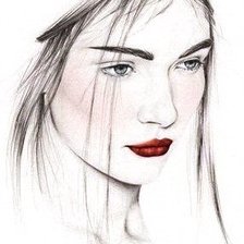 Схема вышивки «портрет»