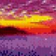Предпросмотр схемы вышивки «Фиолетовый закат» (№716754)