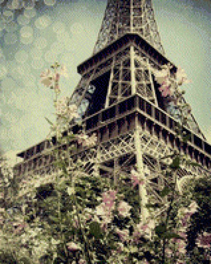 №717312 - франция, столицы, города, пейзаж, эйфелева башня, париж - предпросмотр