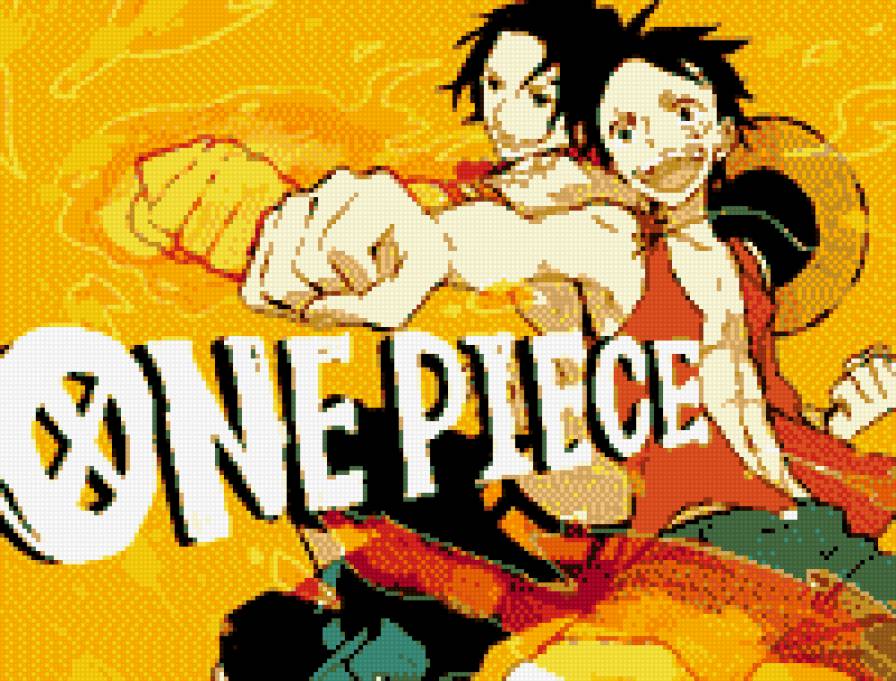 One piece - аниме, луффи, one piece, эйс - предпросмотр