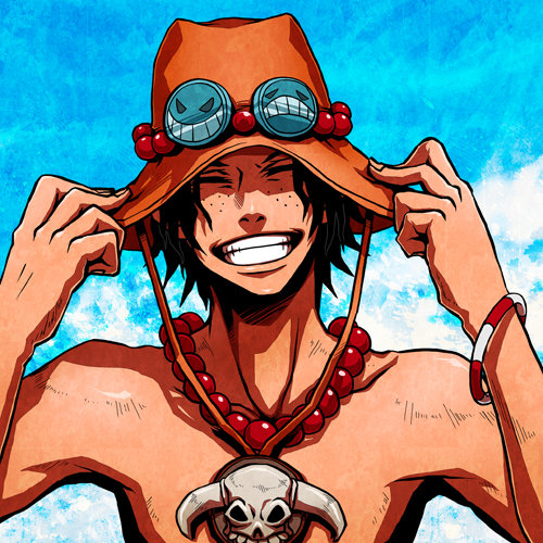 Эйс - эйс, аниме, one piece - оригинал