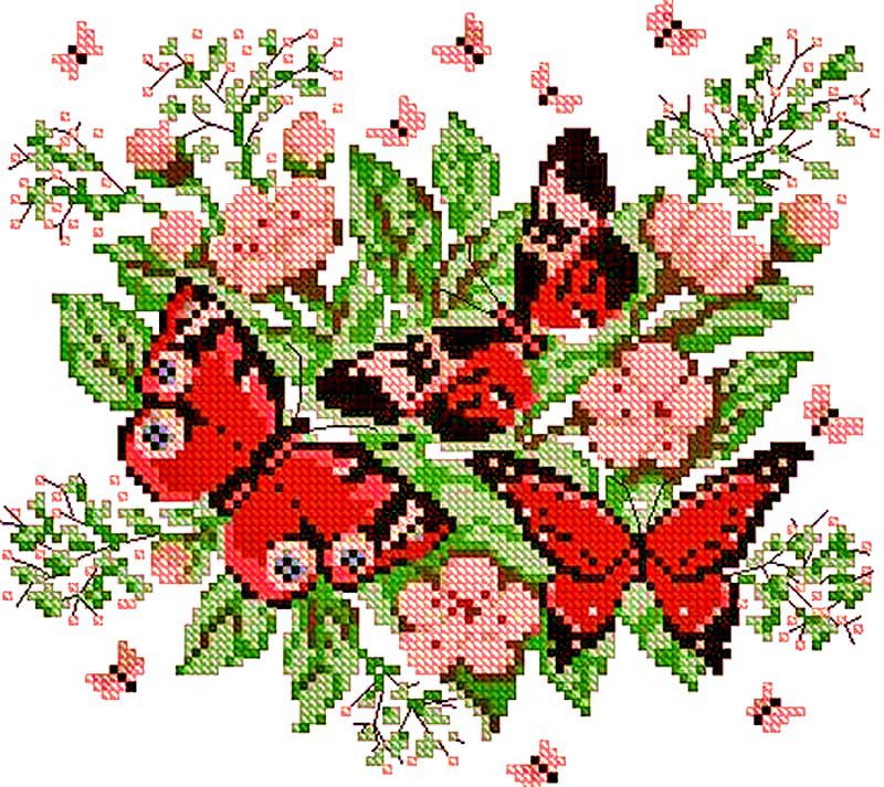 Бабочки - оригинал