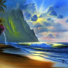 Схема вышивки «Райский уголок»