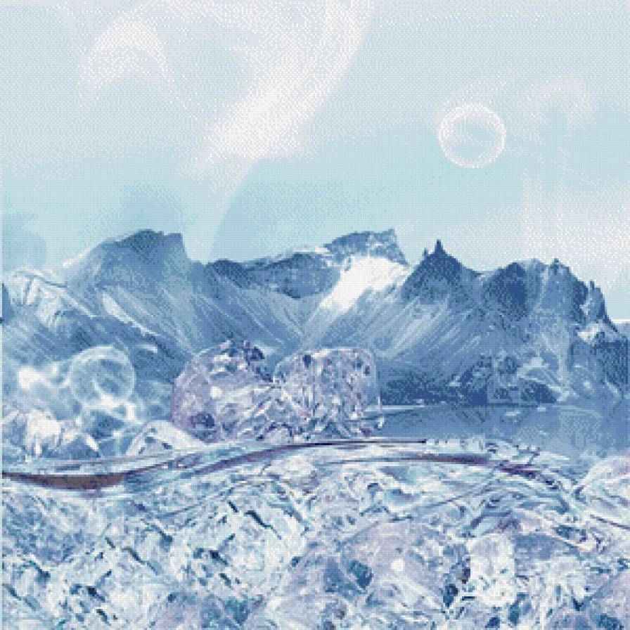 зимняя вишня - триптих - предпросмотр