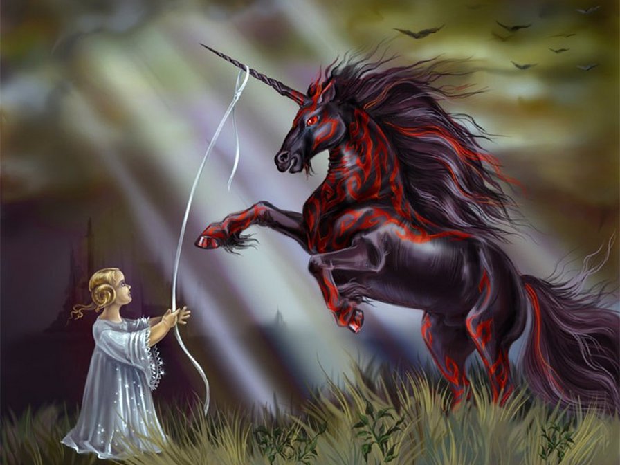 единорог - фентази - оригинал