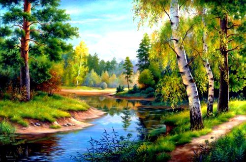 картина - пейзаж, природа - оригинал