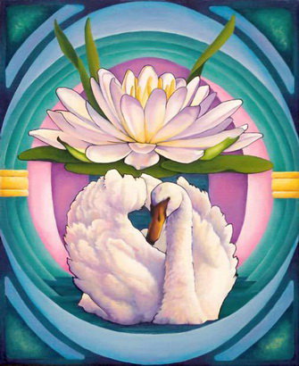 лебедь - лебеди - оригинал