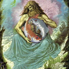 Схема вышивки «рыбы»