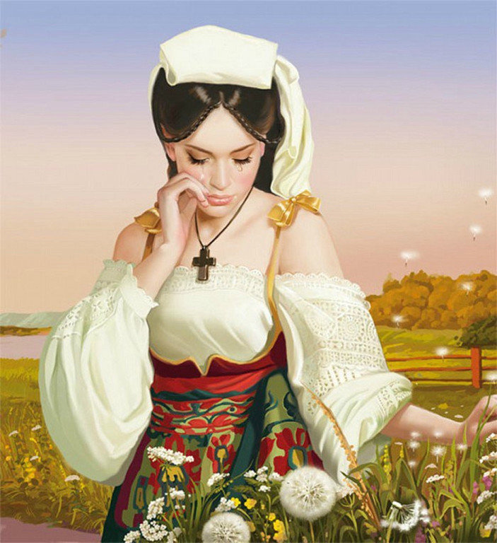 Эмоции 75 - дама, люди - оригинал