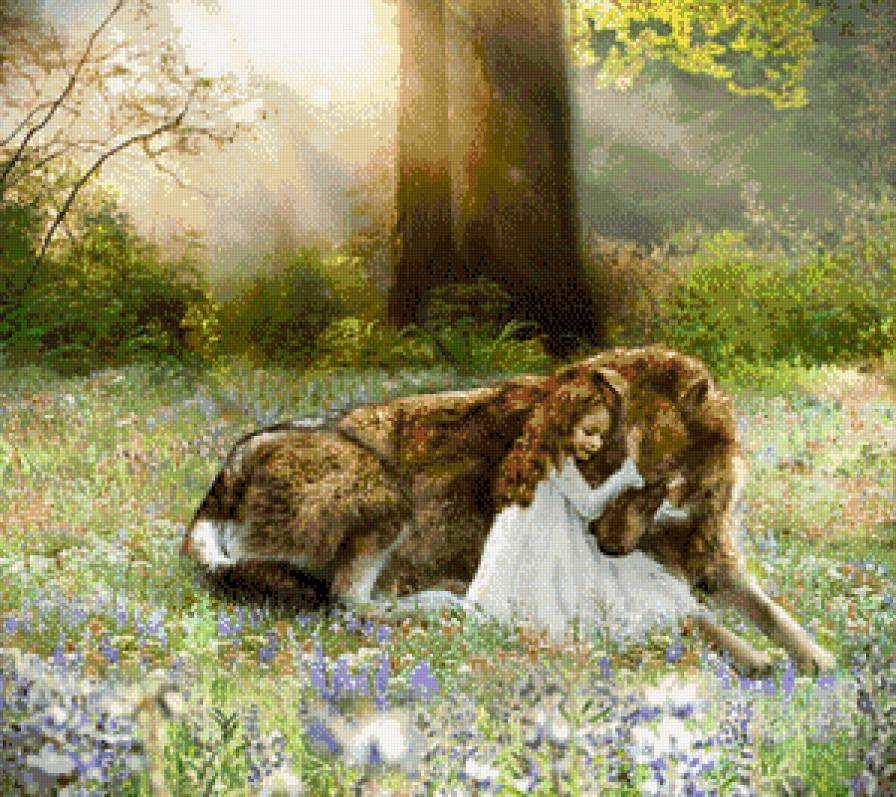 Эмоции 89 - дети, волк, люди - предпросмотр