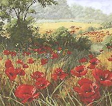 Схема вышивки «МАКИ»