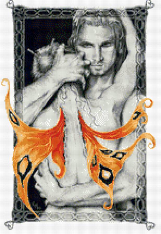 мужчина и женщина - страсть, двое, фентези, роман, черно-белое, влюбленные, любовь, пара - предпросмотр