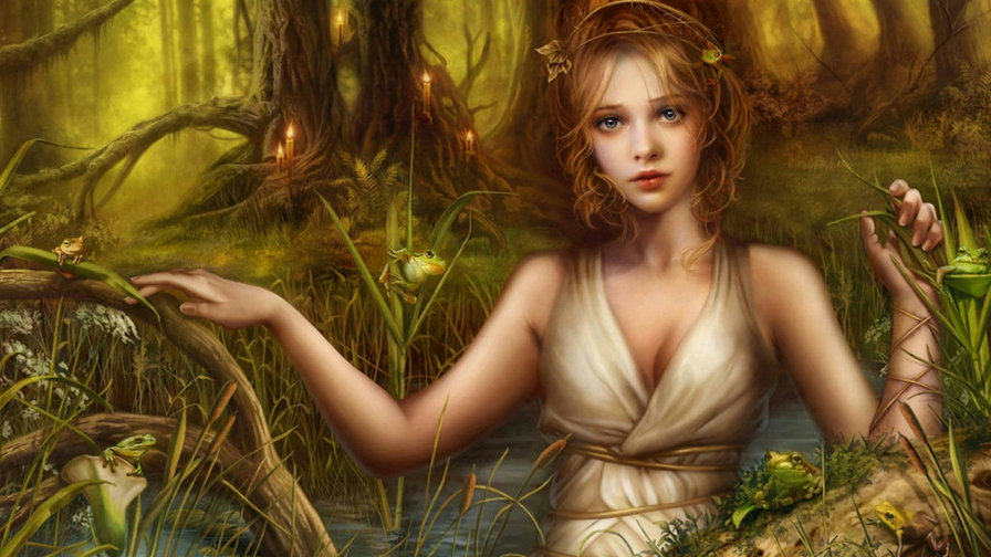 нимфа - девушка - оригинал