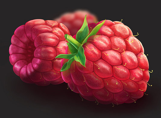 малинка - еда, ягода, малина, ягоды - оригинал