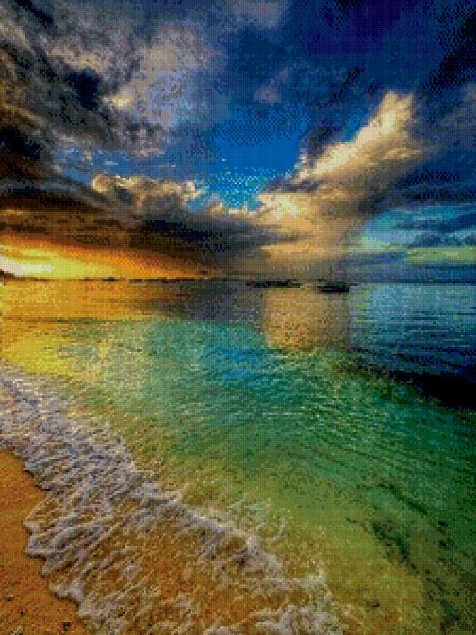 Красота - природа, волны, прибой, море - предпросмотр