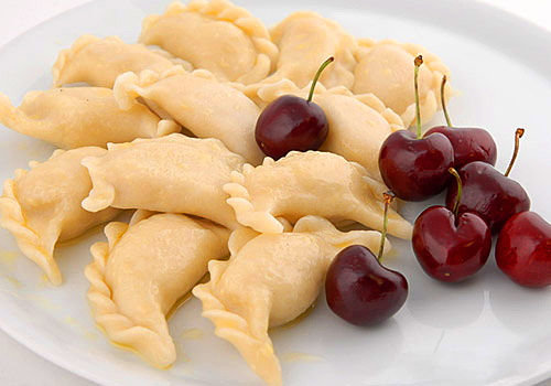 Вареники с вишней - кухня - оригинал