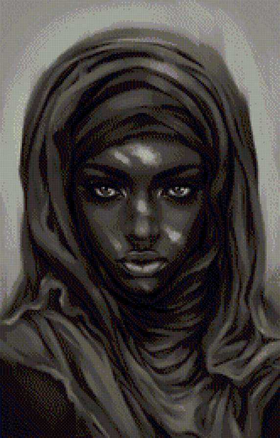женский образ - портрет, девушки, африка, люди, африканский мотив, африканка, женщина - предпросмотр