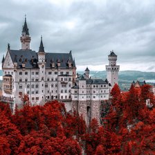 Схема вышивки «Замок»