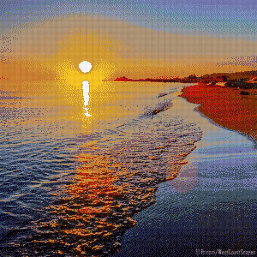 Залез - пейзаж - предпросмотр