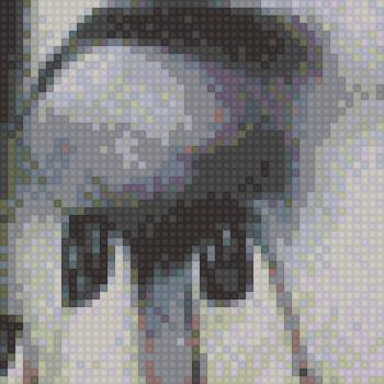 чб - пальцы, глаз, девушка - предпросмотр