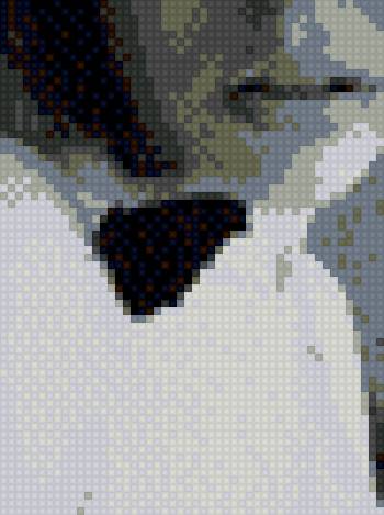 Девушка с бабочкой - бабочка, губы, чб - предпросмотр