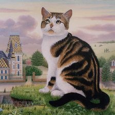 Схема вышивки «Кошачии мир 13»