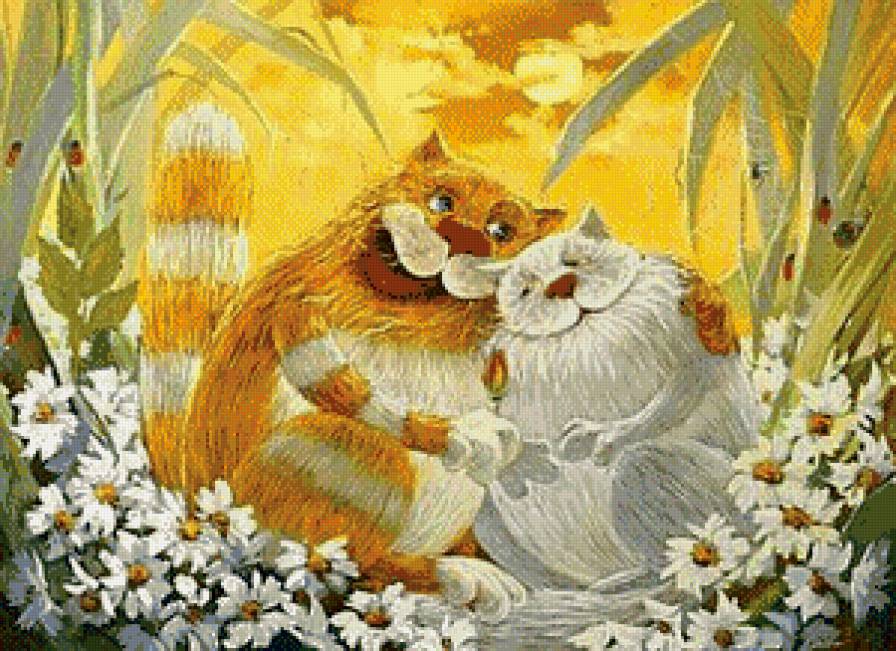 Весна - животные, кошки, любовь - предпросмотр