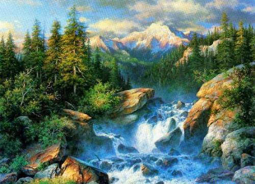 художник лари дайк - природа, пейзаж - оригинал