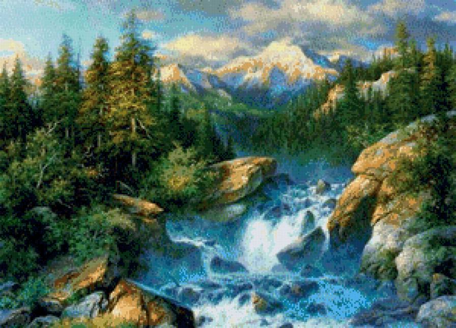 художник лари дайк - пейзаж, природа - предпросмотр