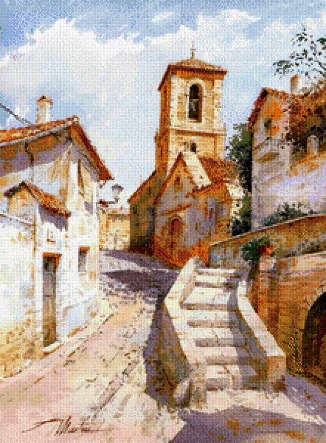 акварель FAUSTINO MARTIN GONZALEZ - картины, акварель - предпросмотр