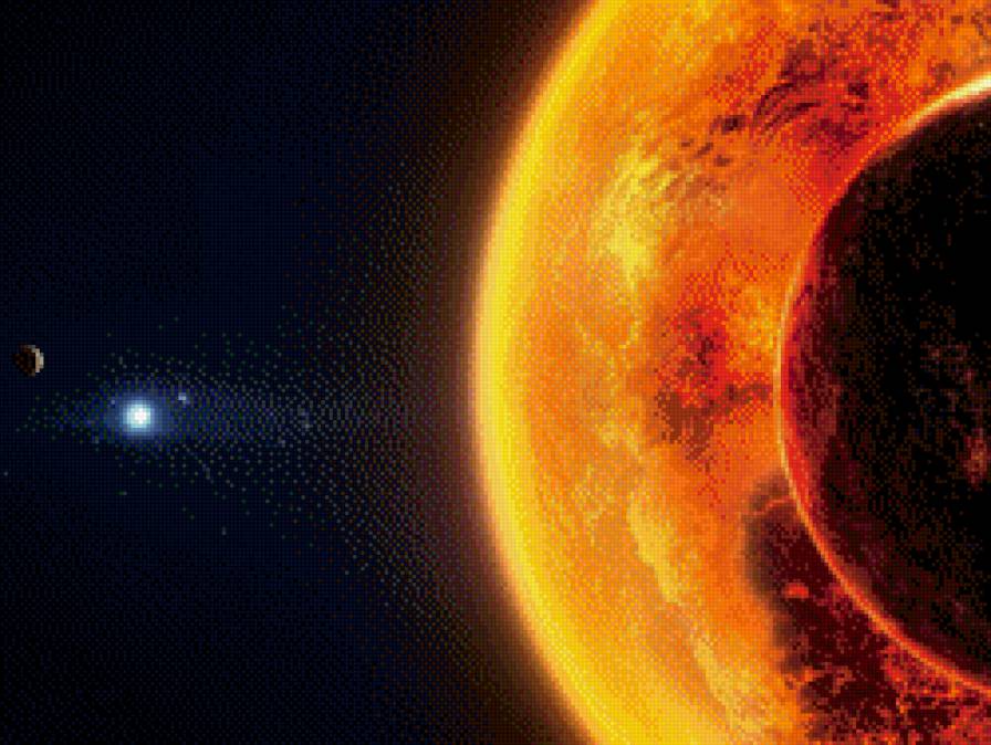 Солнце - космос, планета - предпросмотр