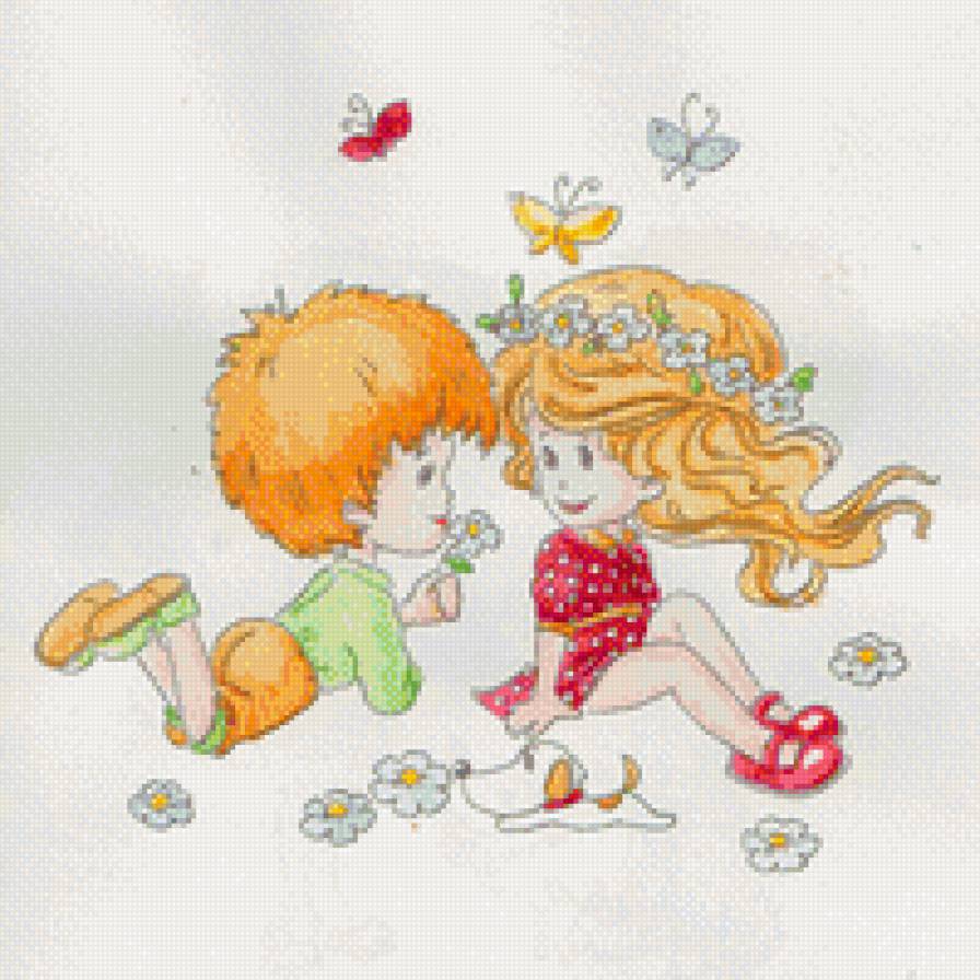 мальчик и девочка - романтика, свидание, первая любовь, дети - предпросмотр