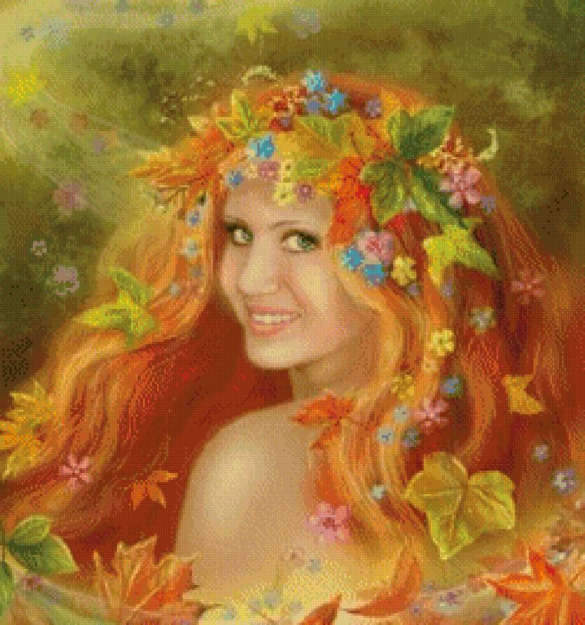 Девушка осень - предпросмотр