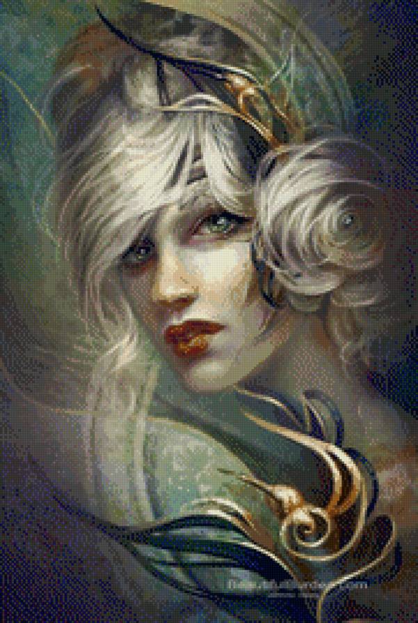 Портрет - девушка, портрет - предпросмотр