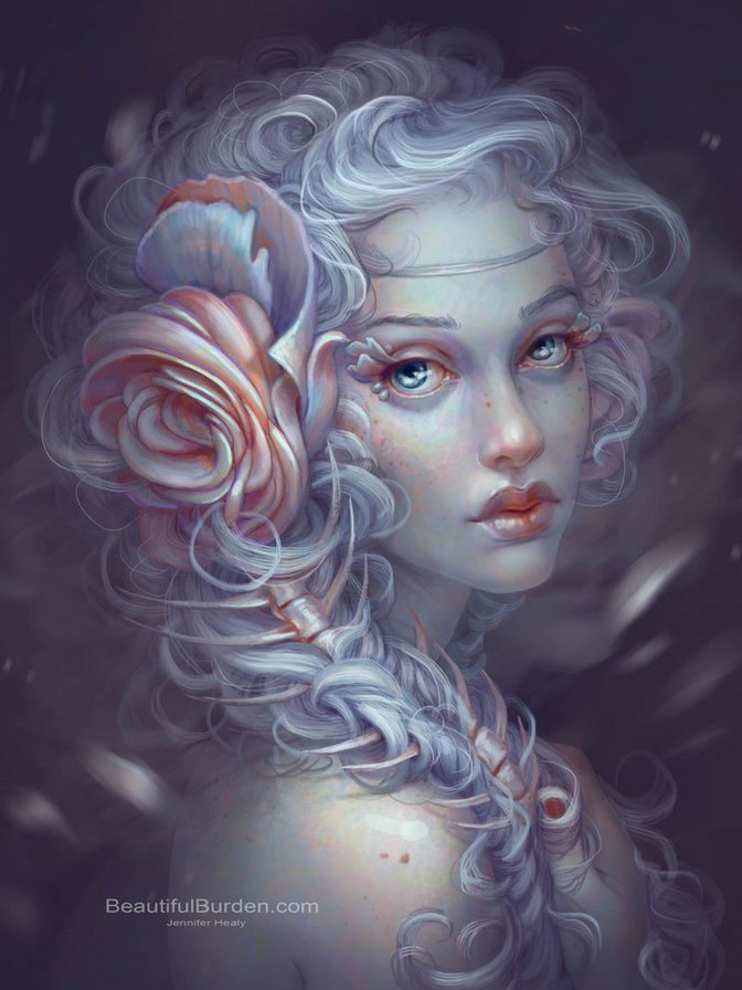 Портрет - девушка, портрет - оригинал