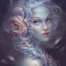 Схема вышивки «Портрет»