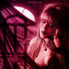 Схема вышивки «девушка-воспоминание»