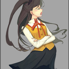 Схема вышивки «Тосака Рин»