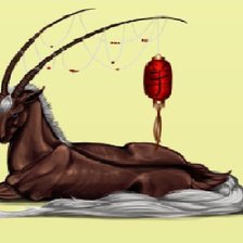 Схема вышивки «козерог»