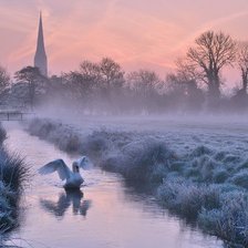 Схема вышивки «Утро»