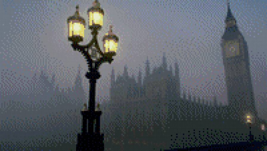 Биг Бен - биг бен, туман, лондон - предпросмотр