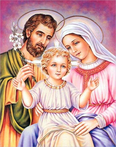 Икона,Святое Семейство - икона, родня, картина, святое семейство, религия, образ - оригинал