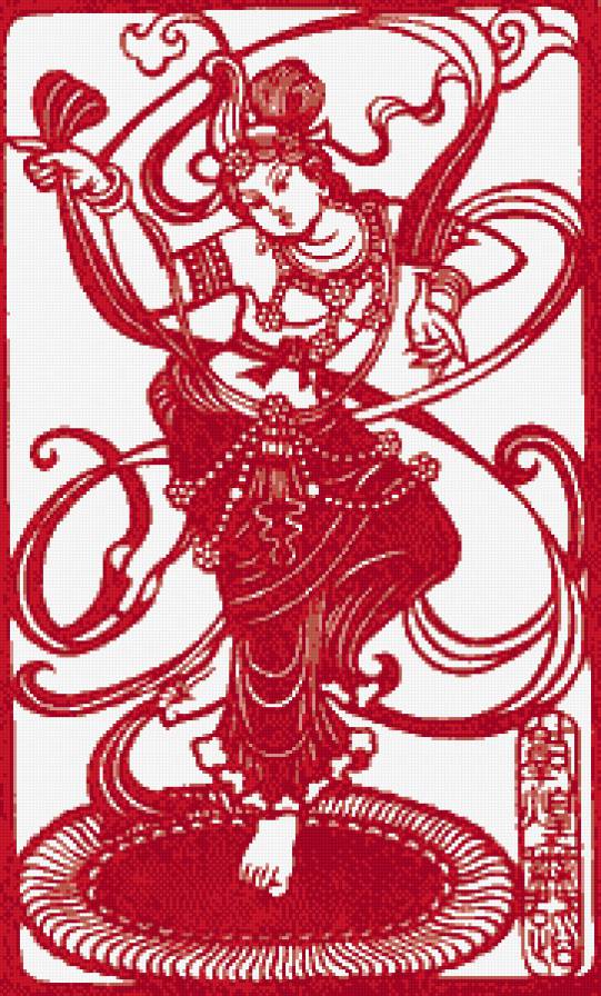 Танцовщица - китай - предпросмотр