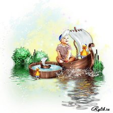 Схема вышивки «Мир детства11»