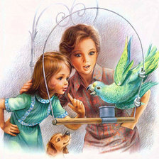 Схема вышивки «Мир детства14»