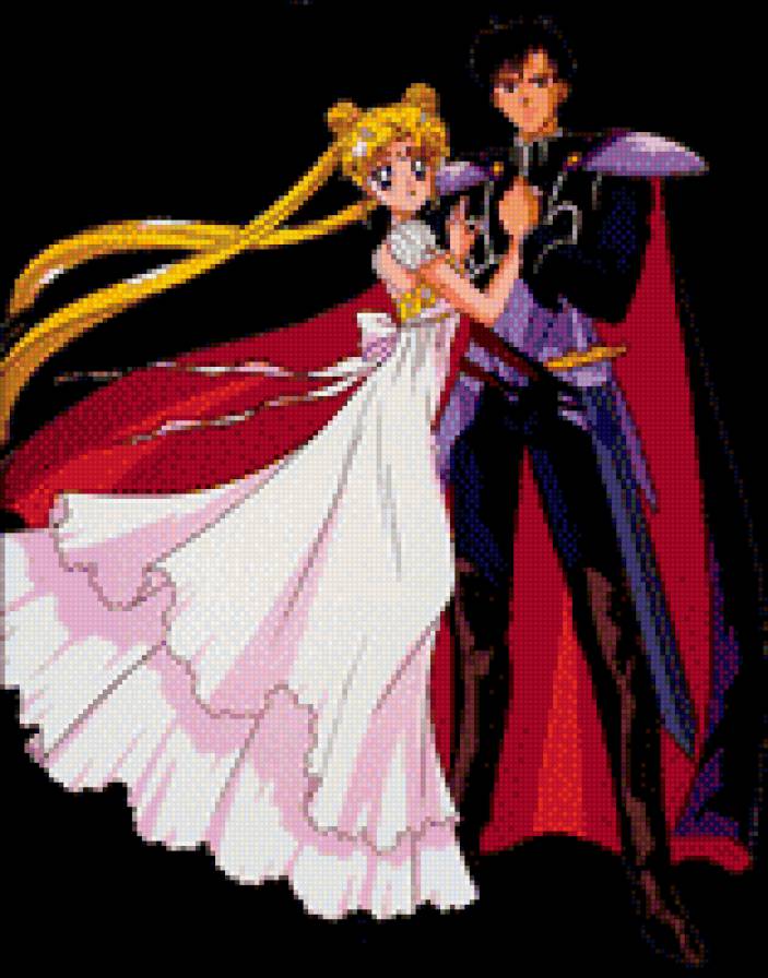 Серенити и Эндимион - сэйлормун - предпросмотр