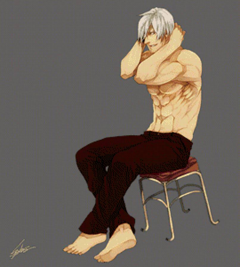 Dante - devil may cry, арт, блондин, dante - предпросмотр