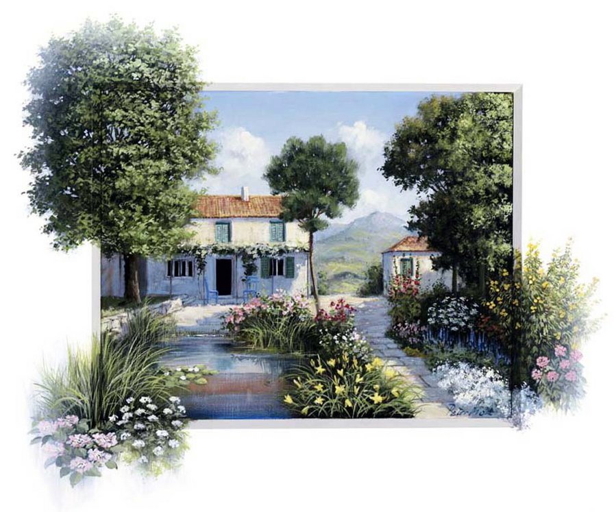 летний пейзаж - красота природы - оригинал